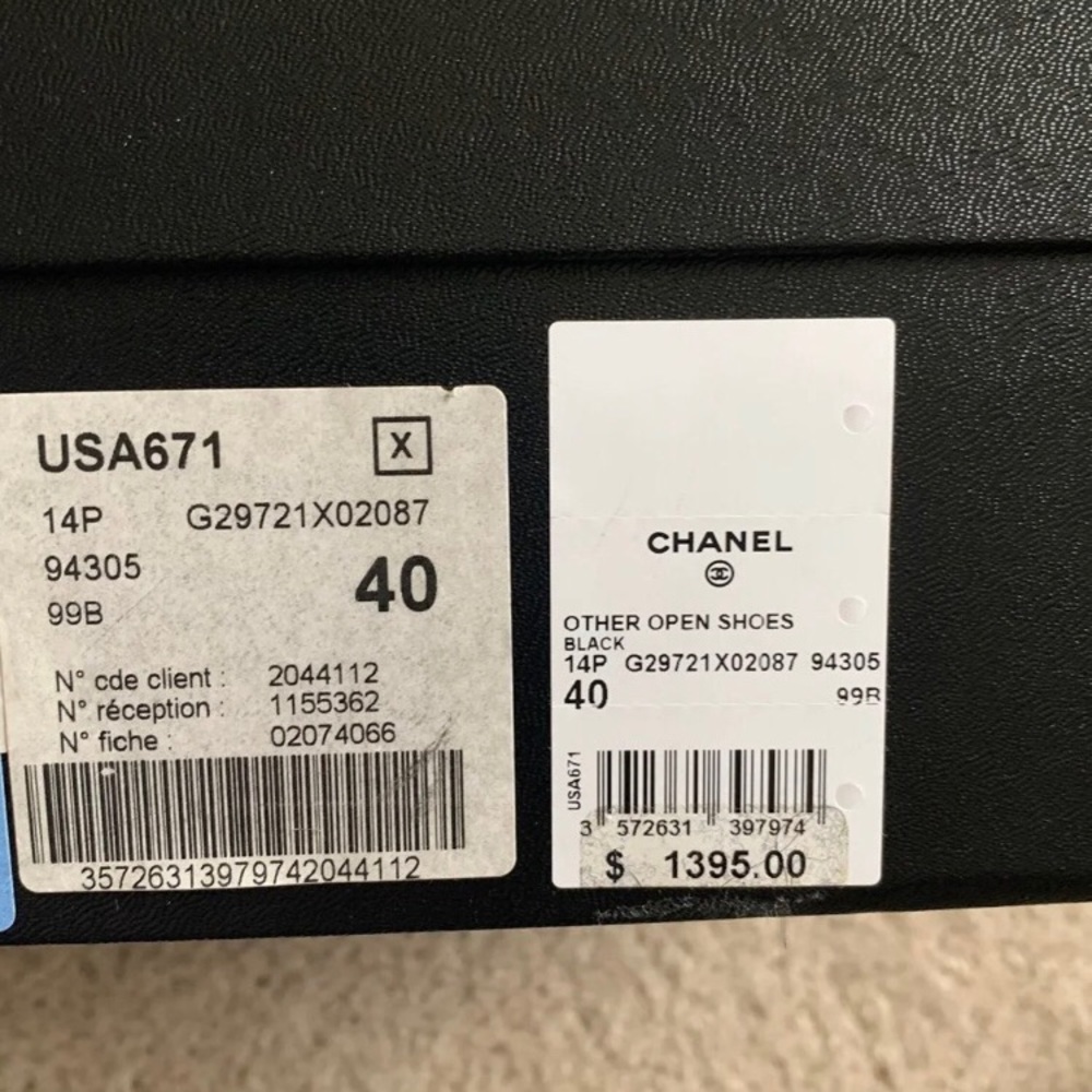 Chanel Wedges with Metal Ankle Strap (size:40) - Picture 12 of 12